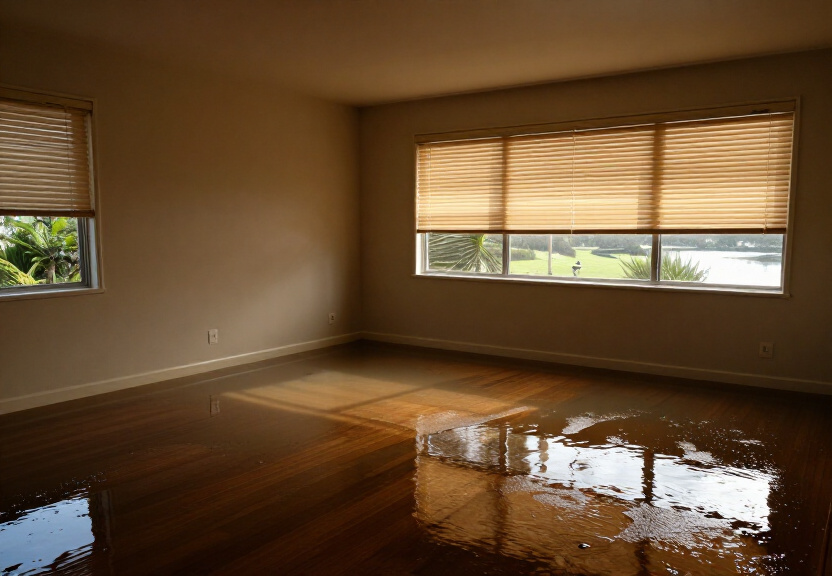 Subfloor with visible moisture damage in an older Cremorne house