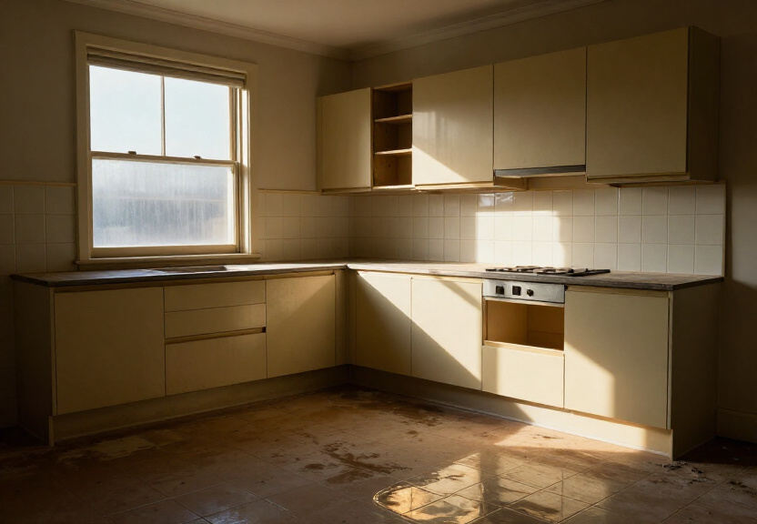 Sanitised and restored commercial kitchen in Cremorne
